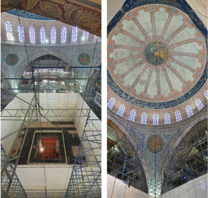 İstanbul İli, Fatih İlçesi Sultanahmet Camii ve Çevre Düzenlemesi 2017-2018-2019-2020 Yılları Restorasyon Uygulaması